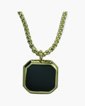 Square Pendant Box Chain Necklace view 8