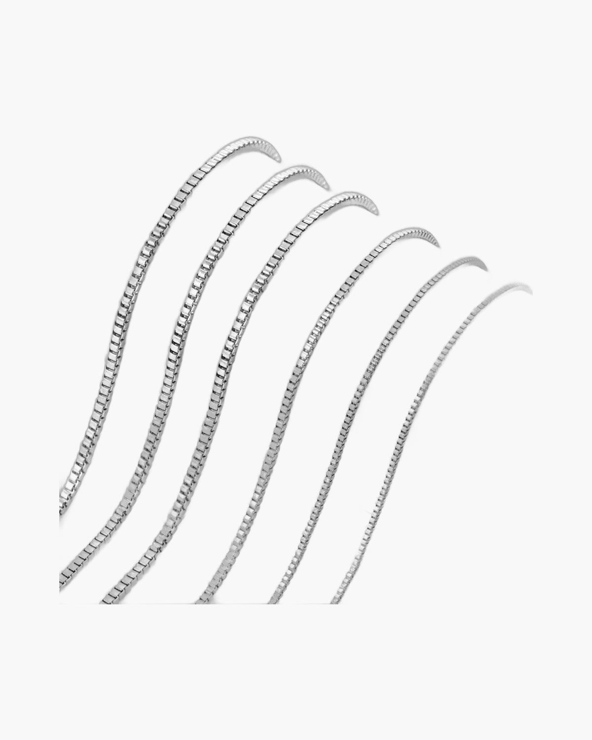 Stainless Steel Box Chain Necklace view 7