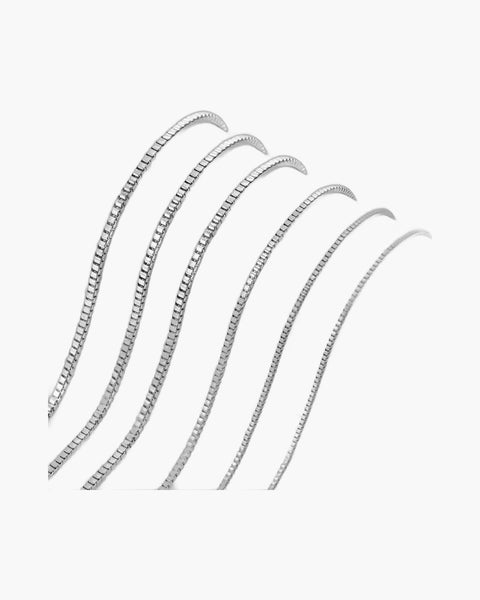 Stainless Steel Box Chain Necklace