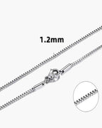 Stainless Steel Box Chain Necklace view 14
