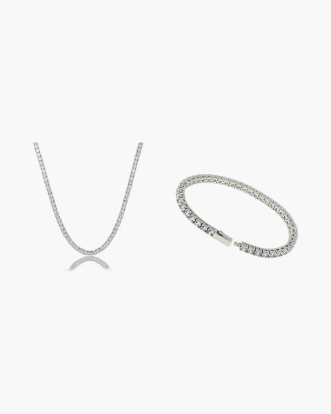 Tennis Bracelet with Cubic Zirconia