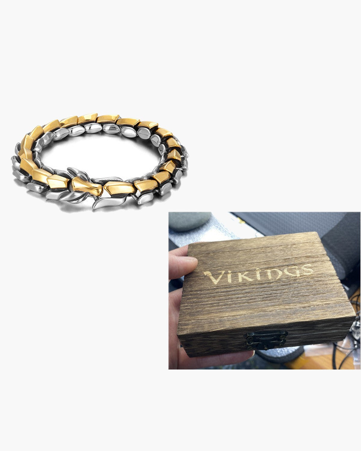Titanium Steel Keel Link Bracelet view 10