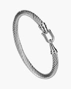 Twisted Steel Hook Bangle view 3