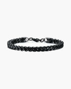 Wheat Link Bracelet in Stainless Steel view 8