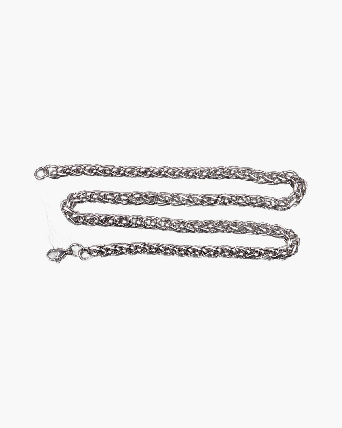Wheat Link Chain in Titanium Steel view 6